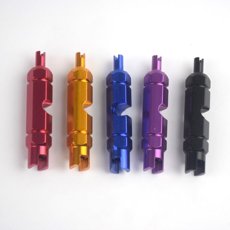 Portable 3-in-1 Bike Valve Core Remover 1Pcs Multifunctional Wrench Spanner Tool for Cross-country Cycling Trip Tire Repair