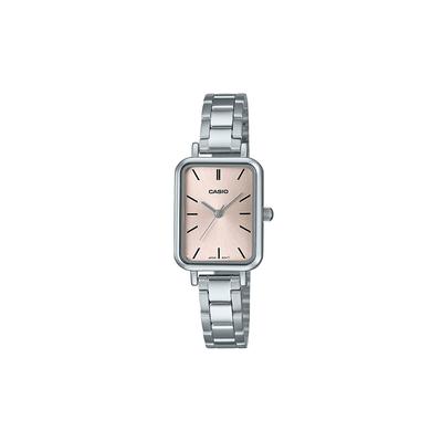 STANDARD Series VINTAGE Series Life Waterproof Quartz Steel Strap Women's Watch Pink Dial LTP-V009D-4E