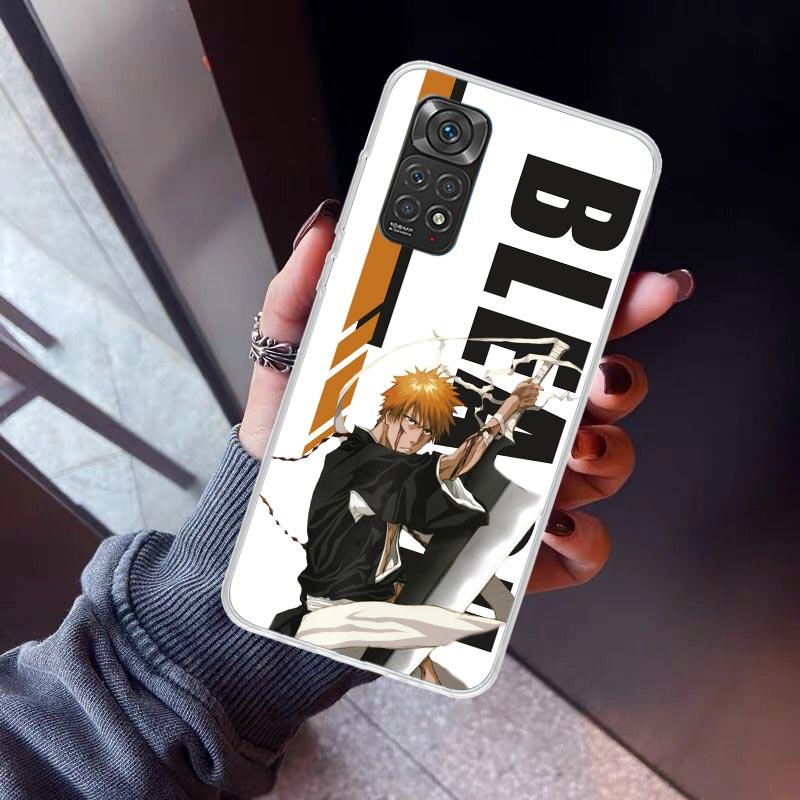 

Anime Bleach Ichigo Kenpachi Phone Case For Xiaomi Redmi Note 10 11 12 13 14 15 Pro Plus 11S 12S 14S 11T 11E 10S Soft TPU Back C Redmi Note 11E Pro