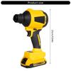 Portable Cordless Dust Blower 450W 21000RPM Electric Handheld Leaf Blower Air Duster Tool with Multiple Attachments