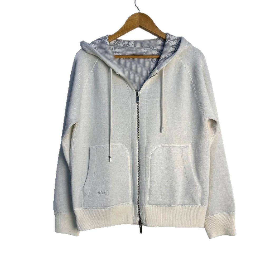 Nanyou 25SS Unisex Omkeerbare Gebreide Hooded Vest voor Herfst/Winter
