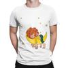 Pumuckl Dorme Sulla Luna Divertente Maglietta 100% Cotone Pumuckl Top Magliette Per Unisex