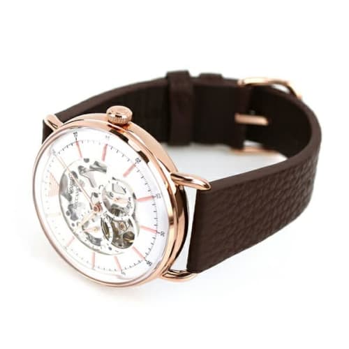 Emporio Armani Aviator 43mm Open Heart Automatic Men's Watch AR60027