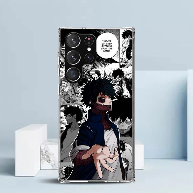

My Hero Dabi Bnha Phone Case For Samsung Galaxy S24 S25 Edge S26 Ultra S22 S23 Plus S21 + S20 FE Soft TPU Back Cover Galaxy S25 Samsung S25