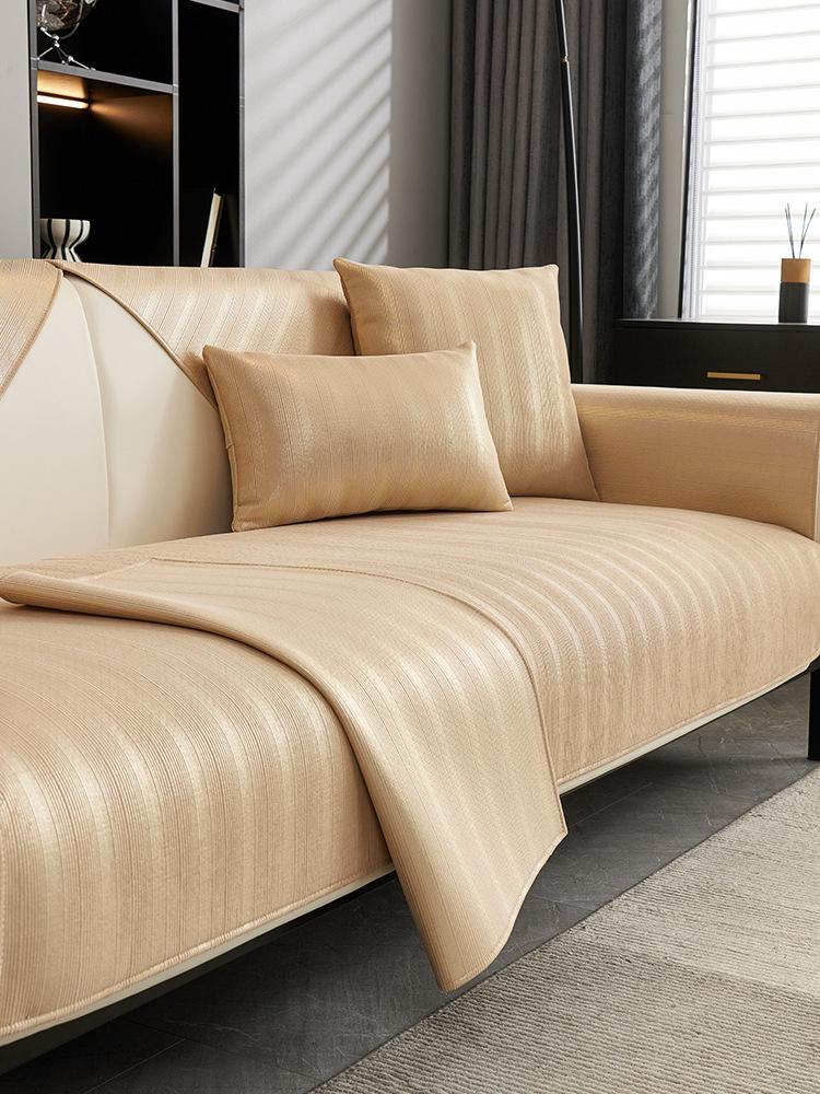 

Нескользящий коврик для дивана из шенилла, однотонный чехол для дивана в гостиную, роскошная подушка для углового дивана, подушка для сиденья, защитные чехлы для дома 70x70cm