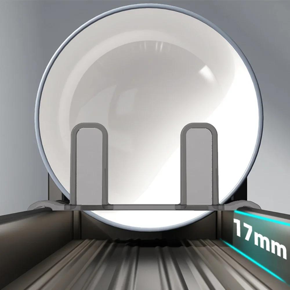 40/45cm Under Cabinet Drawer Bowls Plate Storage Holder Household Cabinet Drawer Dishes Adjustable Tableware Kitchen Accessories