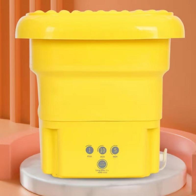 Ultrasonic Folding Washing Machine Underwear Socks Sterilization and Disinfection Mini Washer Home Travel