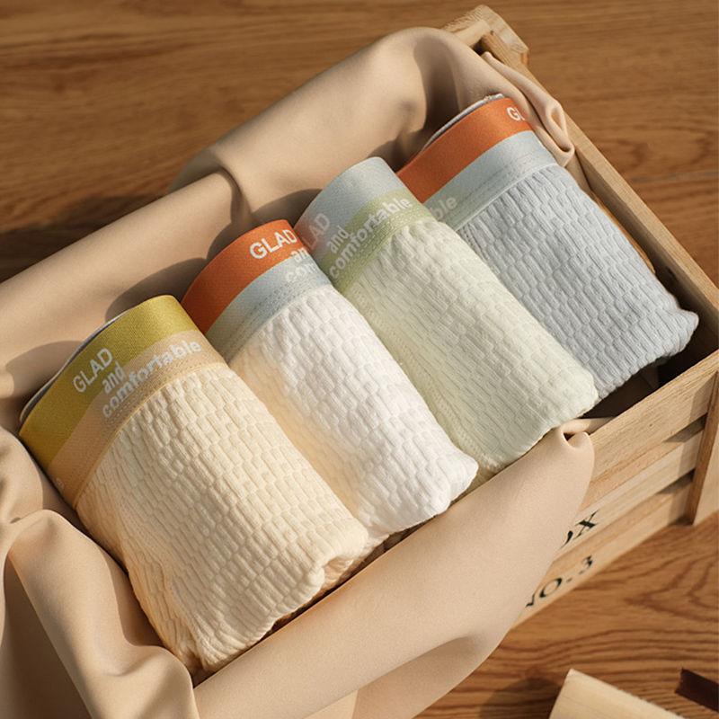 Neue Baumwollunterwäsche für Herren, Jugend-Shorts, Studenten-Boxershorts