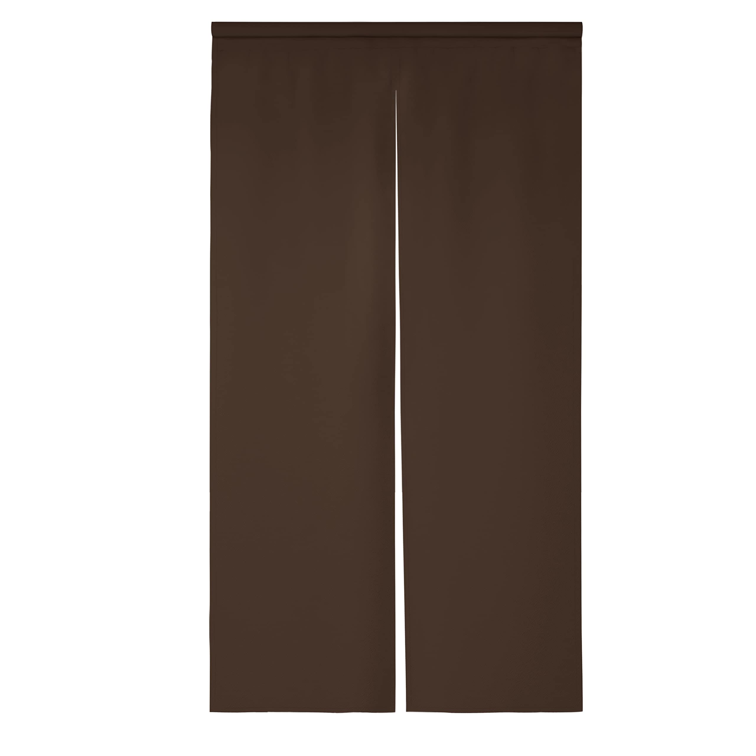 

Deconovo Blackout Curtains for Living and Thermal Insulated Cold Room Solid 72cm 170cm Brown Entryways, Kitchens, Rooms, Restaurants, Entrances,