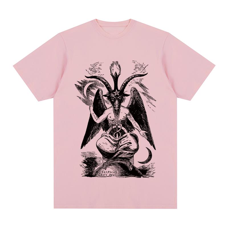baphomet behemoth Vintage tshirt Satanic Devil Cool Breathable Graphic Cotton Unisex T shirt New TEE TSHIRT Womens tops