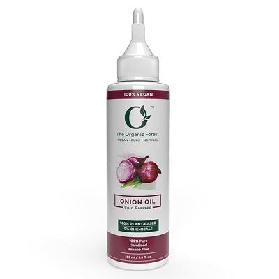 Óleo Capilar de Cebola para Cabelos e Couro Cabeludo Danificados e Secos - Óleo Nutritivo e Hidratante para Todos os Tipos de Cabelo - Óleo Capilar de Cebola Roxa com Nutrientes Ricos