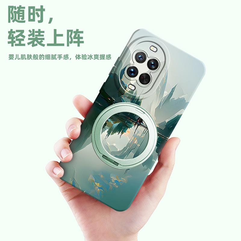 Applicable to Huawei nova14pro mobile phone case new nova14 rotating bracket nova13 anti-drop silicone 12/11