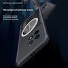 Freeson Phone Case for OnePlus Ace2 Pro, Full Camera Protection, Shockproof, Anti-Collision Corners, Transparent, Metal Magnetic Cooling Fans, Black