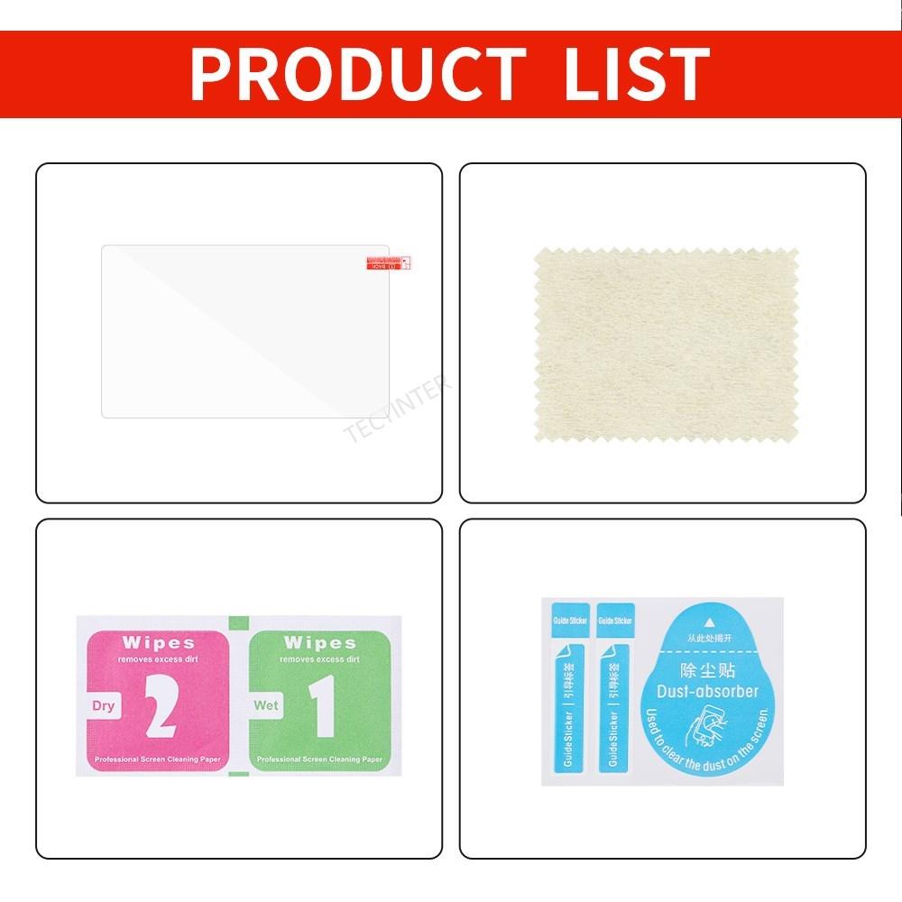 2 Packs Tempered Glass for Valve Steam Deck Console 9H Screen Protector Anti-Scratch Guard Film for Steam Deck Accessories