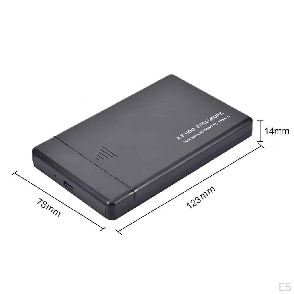 2.5 inch External Box to HDD Case USB Support 3TB with Cable for Laptop PC Computers