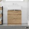 Bathroom Cabinet Artisan Oak 59 x 37 x 59 cm Particleboard