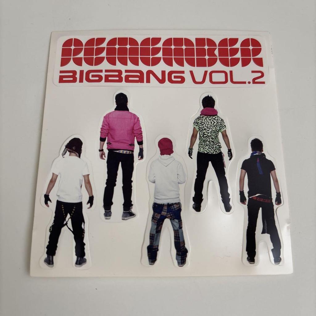 [USED] BIGBANG VOL.2 2nd REMEMBER Korean CD with bonus sticker