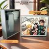 21cm/8.27in Demon Slayer Light Painting 3D Anime Mirror LED Boxs USB Plug-in Model Acrylic Peripherals Birthday Gifts Decoration
