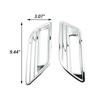 Silver ABS Rear Fog Light Cover for Nissan Sylphy 2016-201
