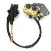 Front Rear Hydraulic Brake Master Cylinder Caliper Assembly Set for 50cc 110cc 125cc Pit Dirt Bike Motorcycle ATV Motorbike Scooter Performance Parts