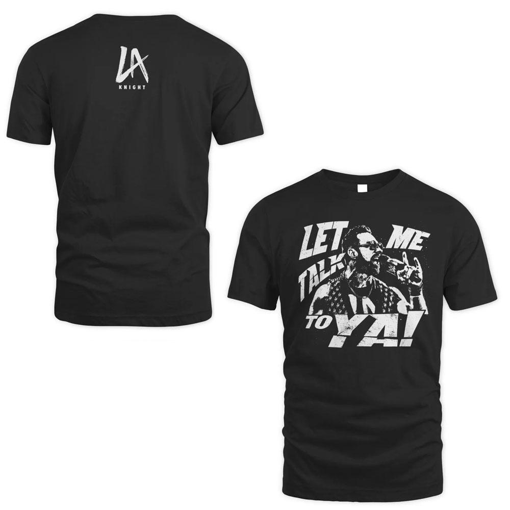 2024 Summer Men's 2D Printed Renowned Wrestler LA Knight YEAH! T-shirt Children's Street Sports Large Size Top