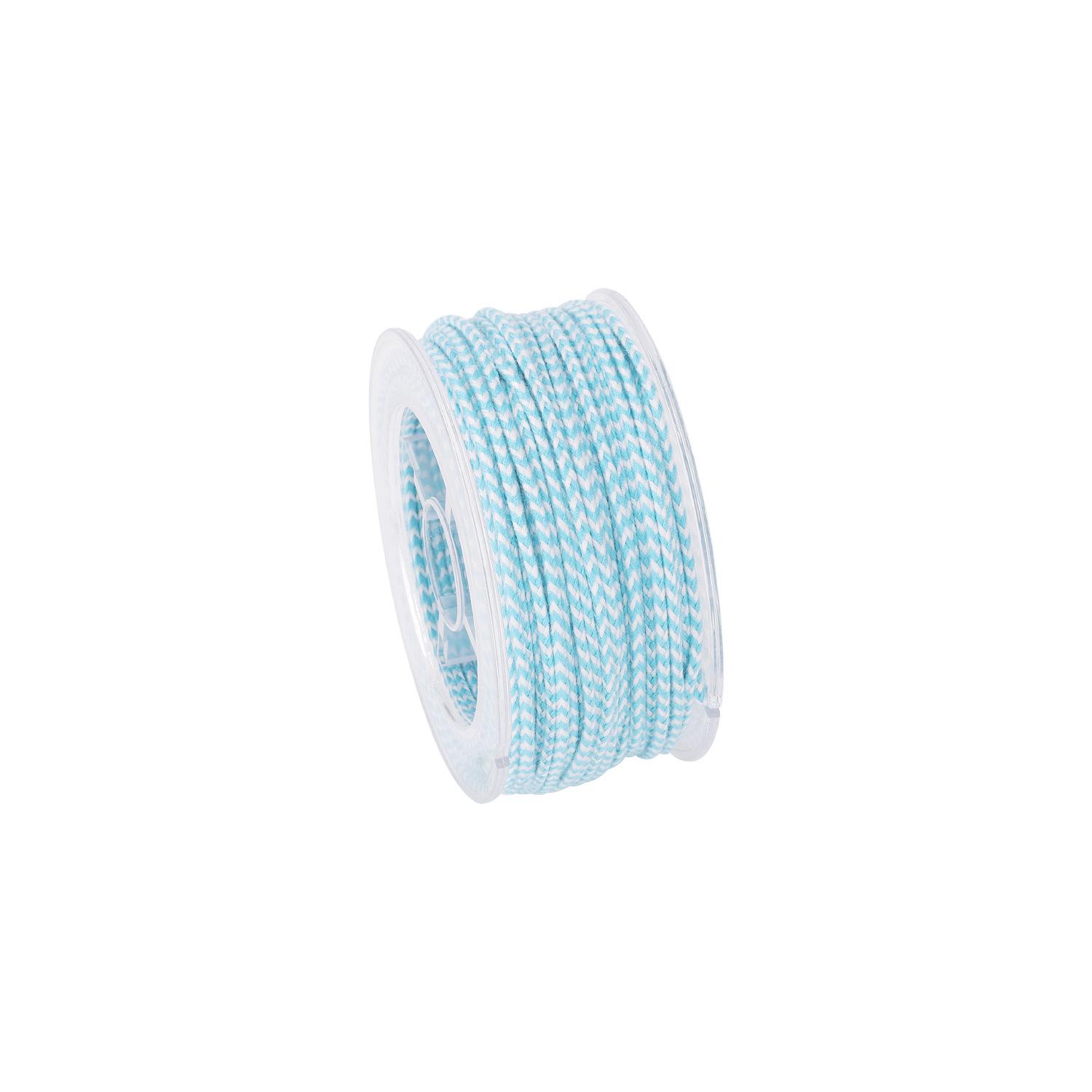 Mongolian Tibetan Hand-Woven Three-Color Cotton Thread with Gold Braided Tassel Rope for DIY Bracelets and Necklaces.