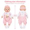 18inch Doll Winter Autumn Clothes Fashion Outfit Collection Doll Dressingup Clothing For 43cm Doll Display Activity
