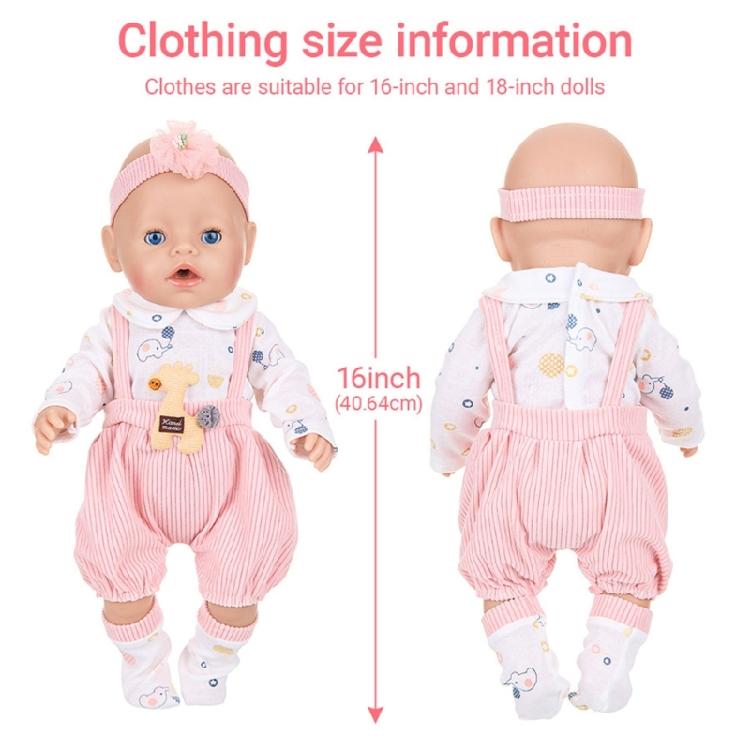 18inch Doll Winter Autumn Clothes Fashion Outfit Collection Doll Dressingup Clothing For 43cm Doll Display Activity