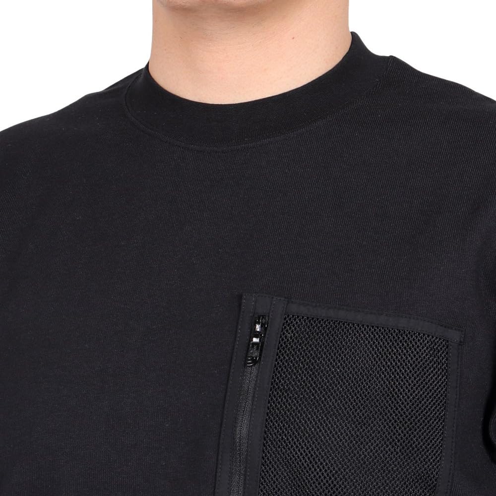 The North Face Long Sleeve Field Pocket Stain UV Size L Men's Tee, Resistant, Guard, Black,