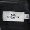 COACH Sheep leather Riders jacket S black F86528 UPTOWN RACER JACKET Women Used