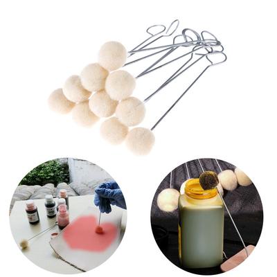 Dauber Assisted Leather Wool Balls Brush Dyeing Sponge Painting Brush DIY Leather Tool