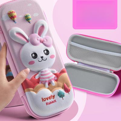 EVA Pencil Case Stationery Box Pencil Box Gift 3D Cartoon Elementary School Students Children Training Tutoring