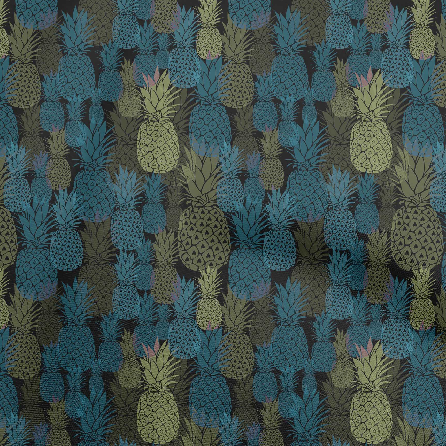 

oneOone Коттон Флекс Світло-блакитна тканина Ананас Сукня Матеріал Тканина Тканина з принтом У дворі 40 дюймів 42 Inch Wide - Viscose Chiffon чирок синього кольору