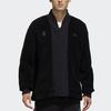 Adidas Velvet Jackets Men's Black Stand Collar Moderate FM9351