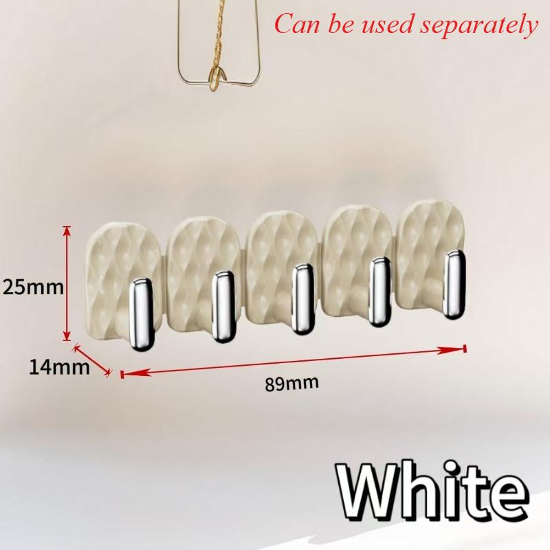 

5-50pcs Multi Row Mini Hook Necklace Storage Rack Jewelry Display Rack Hanging Necklace Racks Hanging Necklace Wall Hangings 5pcs(1bag)