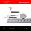 Stainless Steel Spring Hook for Microwave Oven Handle, Wire Diameter 0.6/0.7
