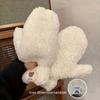 Winter Cashmere Knitted Bear Mittens - Cozy Fleece Lined Warm Gloves, Decorative Cute Animal Pattern