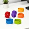 6Pcs Sensory Slap Bracelet Fidget Toy Anxiety Relief Silicone Textured Bracelet Focus Aid Decompression Toy Stocking Stuffers Party Favors