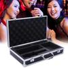 Hard Shell Microphone Carrying Case Portable Instrument Box Karaoke Storage Case  Sound Card