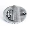 Men's Western Cowboy Zinc Alloy Belt Buckle with Rhinestone Embellishment
