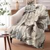 Peony Throw Soft Flannel AC Blanket Lightweight Summer Nap Throw Cozy  Blanket for Sofa Bed Travel Home