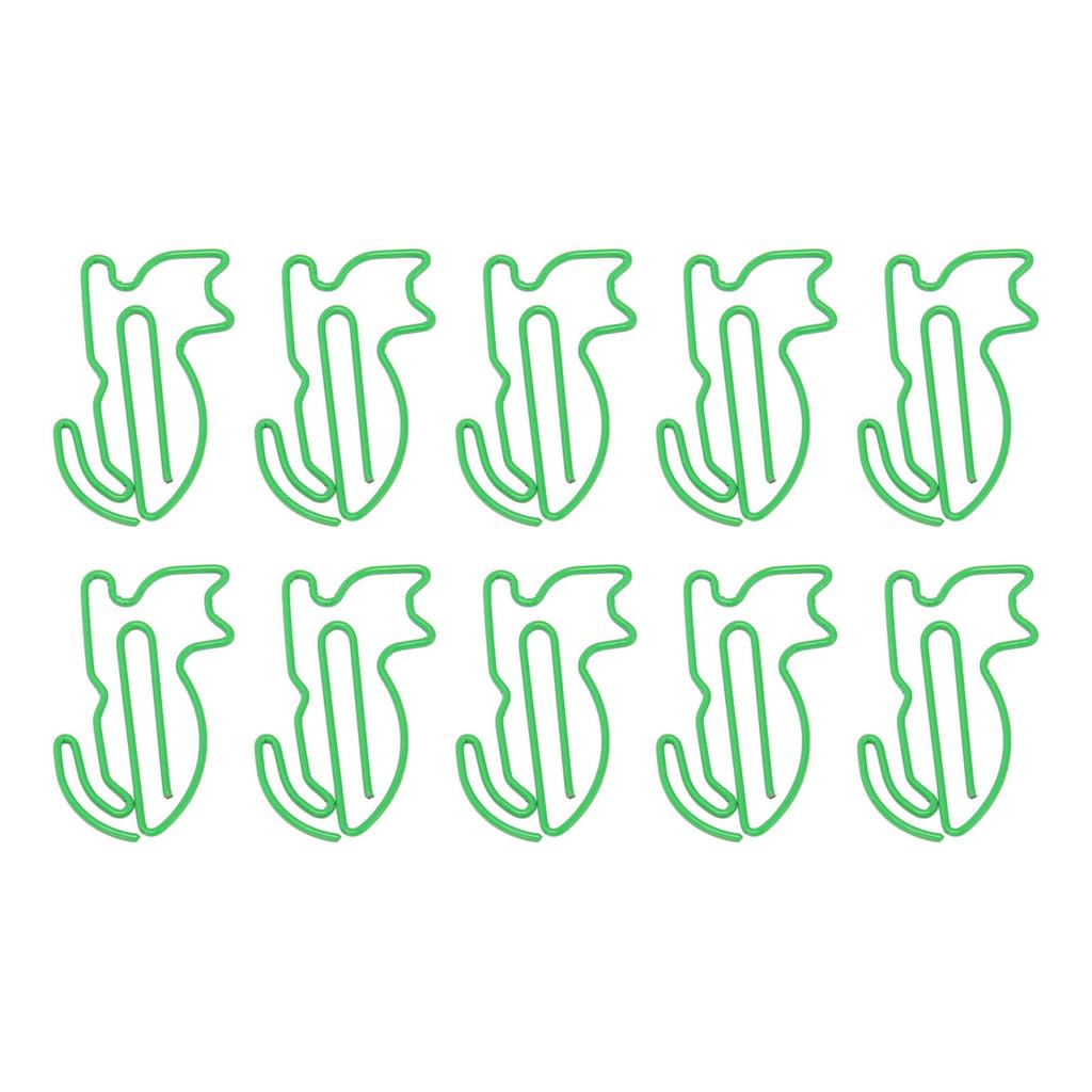 100 Pcs Cute Paper Clips Animal Shaped Fun Bookmark Document Organizing Clips Funny Bookmark Planner Clips