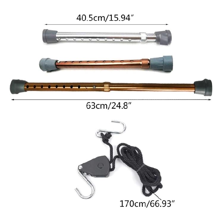 Engine Hood Lifting Rod Stretching Support Tool Dent Repair Puller Hook Rod