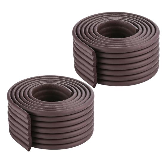 2Pcs 400x8CM Anti-Collision Foam Safety Strip Cuttable Self-Adhesive 0.8CM Extra Thick Baby Proofing Furniture