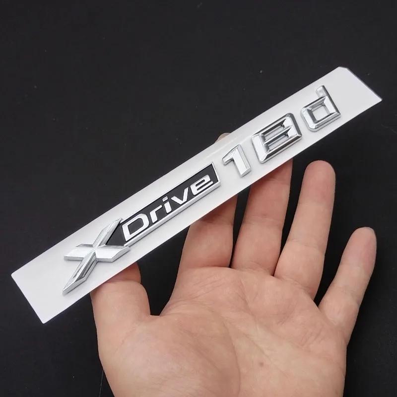 3D ABS XDrive 20d 23d 25d 30d 35d 40d 45d 50d 55d 20i 25i 30i GT X1 X3 X5 X6 Car Rear Trunk Emblem Sticker for BMW Accessories VM4