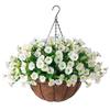 Artificial Morning Glory Hanging Basket Decor Home Hotel Wedding Party Outdoor Garden Decoration
