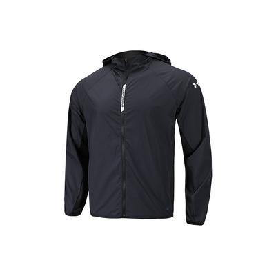 Giacca Sportiva Tessuta Stretch con Logo Solido Uomo Capispalla Nero 22500405-001