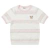 PawinPaw Kids' Cartoon Bear Knitted Jacquard Short Sleeve T-Shirt