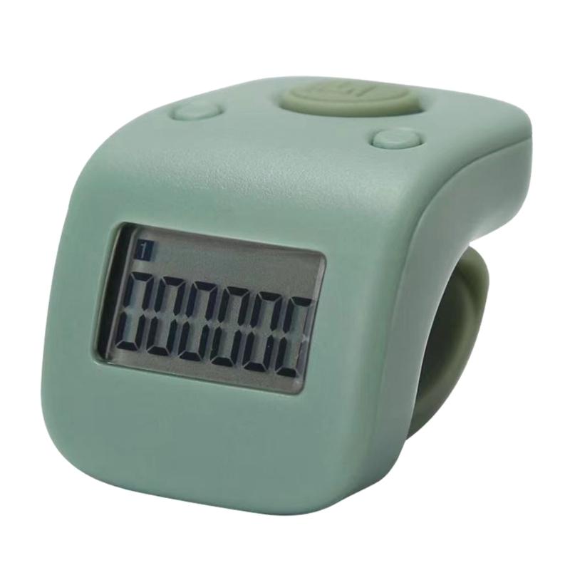 Elektronischer Fingerzähler, rücksetzbarer 6-stelliger LCD-Zähler mit elektronischer Digitalanzeige, Finger-Handzähler