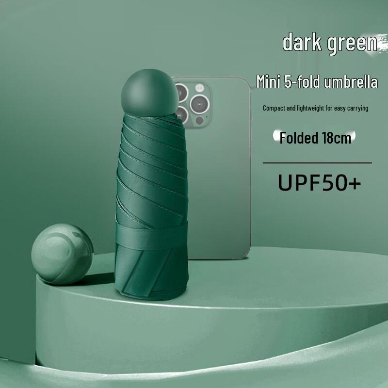 YICAI Mini Portable UV Protection Capsule Umbrella